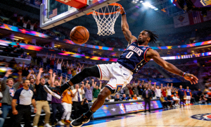 NBA全明星赛扣篮大赛精彩瞬间照片